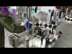 Машина для прикрепления этикеток стикера квадратной бутылки вдухсторонняя слипчивая