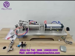 1924 M10 5bpm Пневматическая машина для заполнения пасты Минеральная вода Заполнитель с переключателем