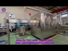 1966 J1 Антисептическая стерилизованная машина для заполнения ПЭТ газированный напиток / газовый моноблок воды