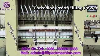 2115 J66 Автоматическая антикоррозионная розливочная машина с 16 станциями прямой линии