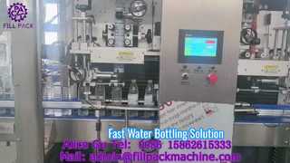 2146 M6 Автоматическая этикетировочная машина для двухслойных лотков с двумя головками и двумя материалами