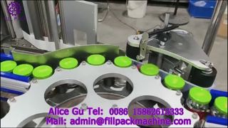 2129 M4 Автоматическая ротационная этикетировочная машина для стеклянных бутылок с тройной завинчивающейся крышкой и самоклеющейся этикеткой