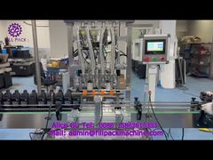 2157 J112 Линейно-поршневая машина для розлива масла с 4 станциями