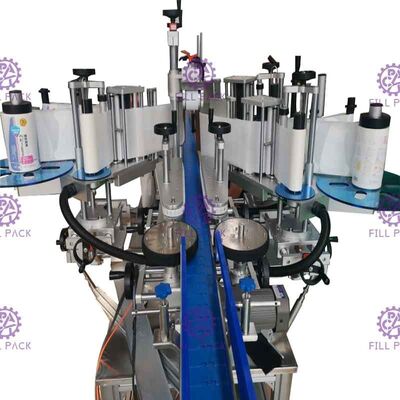 Экстренныйый выпуск машины для прикрепления этикеток бутылки автоматического квадрата плоский сформировал двойной бортовой слипчивый стикер