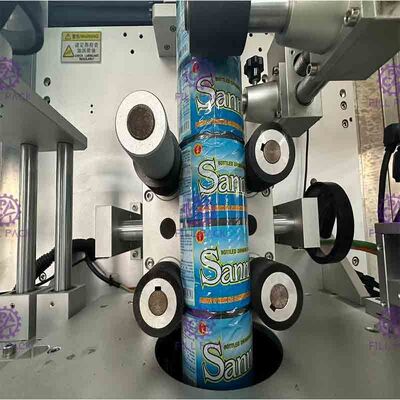 Отрегулированное управление PLC машины для прикрепления этикеток нержавеющей стали автоматическое