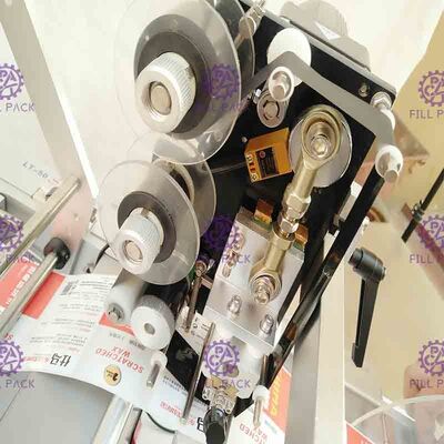 Слипчивый круглый Labeler бутылки машины для прикрепления этикеток бутылки Semi автоматический