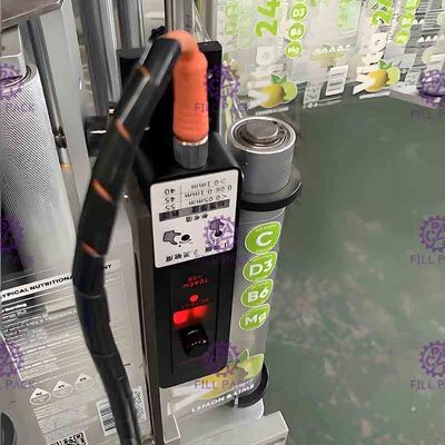 Питье обрабатывая ручную машину для прикрепления этикеток для бутылок, застенчивый тоннель бутылки