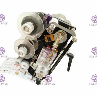 Semi автоматическая машина для прикрепления этикеток бутылки для ярлыков стикера с принтером кодирвоания даты