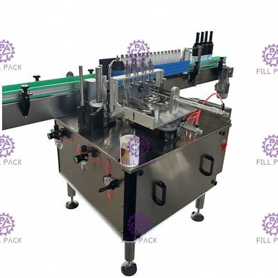 Клей круглой стеклянной машины для прикрепления этикеток опарника автоматической высокоскоростной влажный