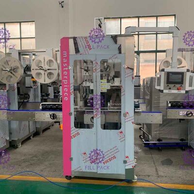 Двойная управляя 4 установленная лезвиями машина для прикрепления этикеток бутылки с водителем Panasonic