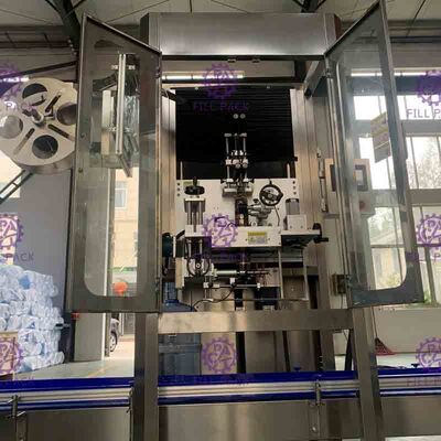 управление ПЛК машины для прикрепления этикеток бутылки галлона нержавеющей стали 0-50БПМ