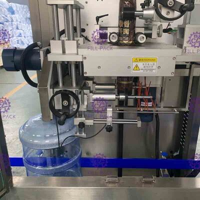 управление ПЛК машины для прикрепления этикеток бутылки галлона нержавеющей стали 0-50БПМ