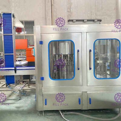 Машина напитка завода питьевой воды PLC Monoblock заполняя моя заполняя покрывая