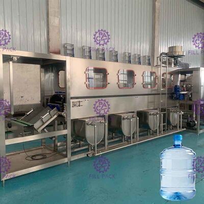 Полноавтоматическая машина завалки воды 5 галлонов 300BPH для производственной линии питьевой воды бочонка 18.9L