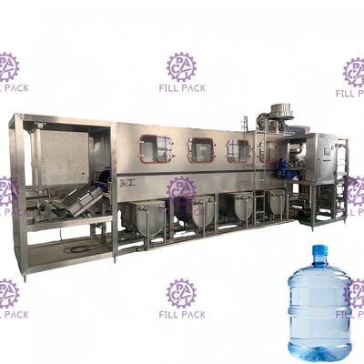 Автоматическая машина завалки воды 5 галлонов 300BPH с управлением PLC