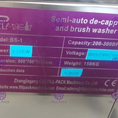 Машина завалки воды Decapper 5 галлонов Semi автоматическая с окном проверки