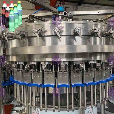 Управление 3 PLC в 1 Carbonated машине завалки питья для круглой бутылки ЛЮБИМЧИКА 0.3L-2L