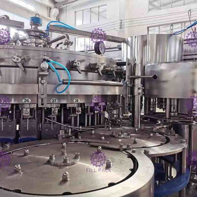 Управление 3 PLC в 1 Carbonated машине завалки питья для круглой бутылки ЛЮБИМЧИКА 0.3L-2L