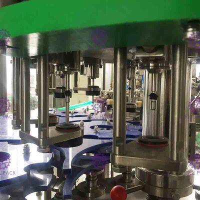 Monoblock 3 в 1 машине завалки напитка стеклянной бутылки Carbonated