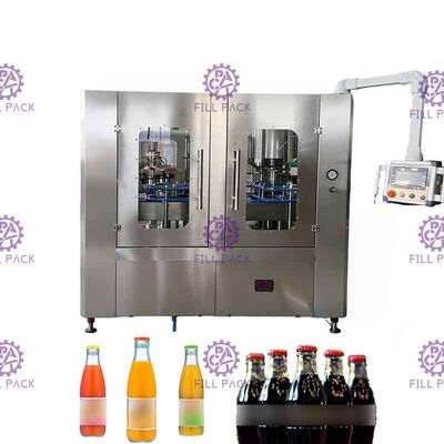 Carbonated обрабатывая линия безалкогольного напитка заполняя с автоматическим соединением 8000BPH