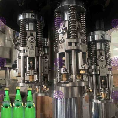 Машина завалки бутылки 40 головок для давления стеклянной бутылки отрицательного