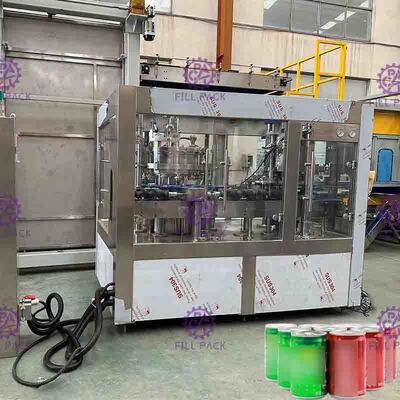 5.5Kw электрические 2 в 1 может заполняя линия Carbonated питье может стиральная машина