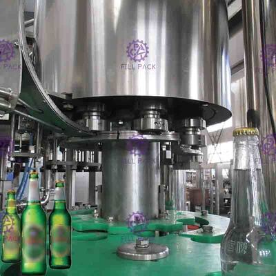 машина завалки пива крышек кроны стеклянной бутылки 330ml с клапанами NANQING