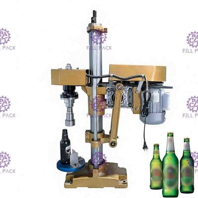 Бутылка стекла пива прессы руки машины Semi автоматического Carbonated напитка заполняя покрывая ручная