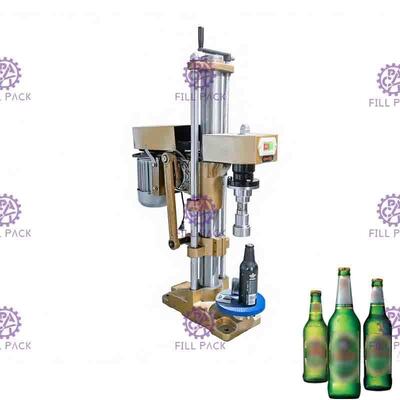 Бутылка стекла пива прессы руки машины Semi автоматического Carbonated напитка заполняя покрывая ручная
