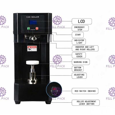 Настольная Semi автоматическая закаточная машина консервной банки цифров может ЛЮБИМЕЦ машины запечатывания может уплотнитель