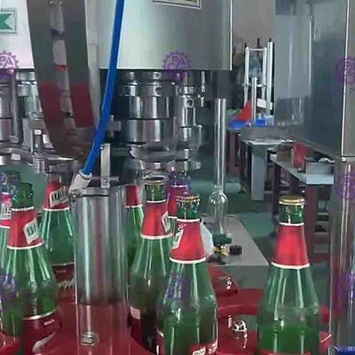 Полностью автоматическая роторная шайба стеклянной бутылки 2000BPH для машины завалки пива