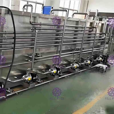 Зона температуры машины упаковки 3000 BPH бутылки минеральной воды 8