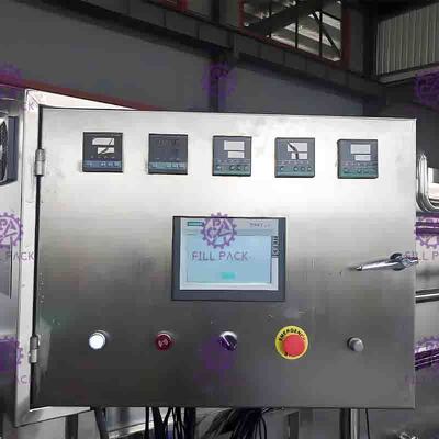 Индустрия напитка системы стерилизатора горячего сока машины упаковки бутылки напитка завалки охлаждая