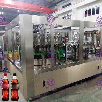 Линия завалки безалкогольного напитка воды соды эльфа Carbonated