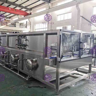 Стекло разлило машину по бутылкам 36℃ сока охлаждая - 85℃ для горячей машины завалки