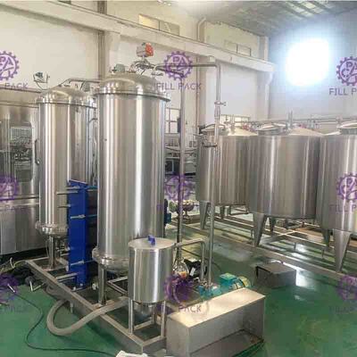 смеситель напитка колы кокса танков 3000L 3 Carbonated для технологической линии безалкогольного напитка