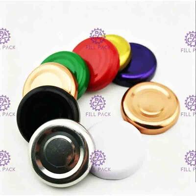 завинчивая пробка металла Tinplate крышки 48mm 53mm 58mm крышек бутылки стекла сока 38mm 43mm