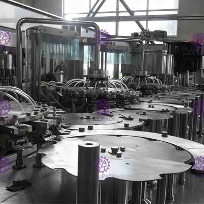 Машина завалки Monoblock жидкостная, 5 в 1 пластичном заполнителе сока пульпы бутылки