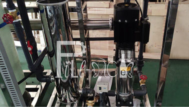 Машина обработки питьевой воды RO обратного осмоза 500LPH Monoblock с фильтром FRP