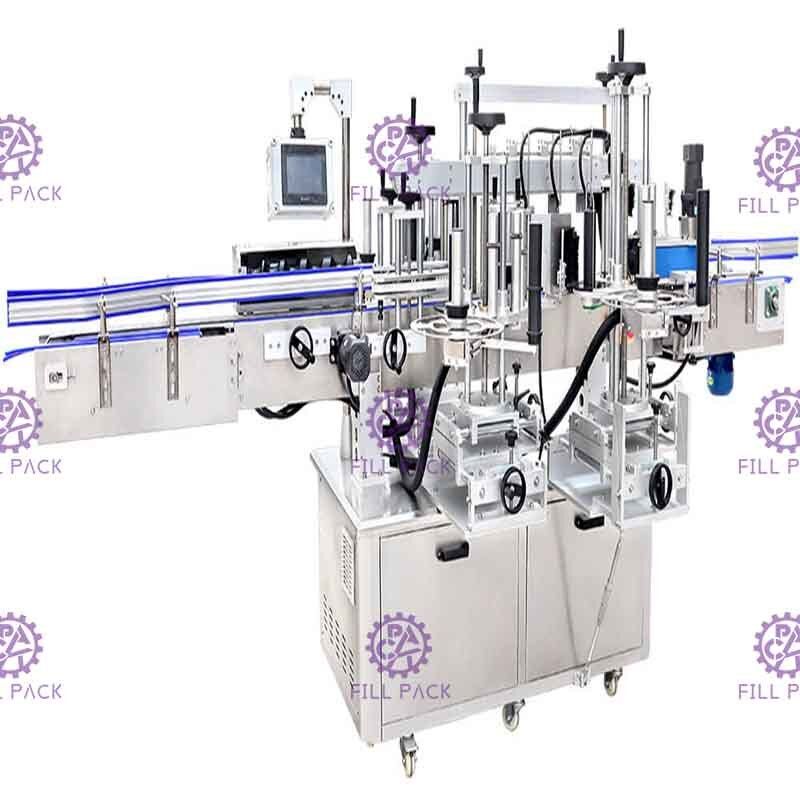 Двойной или линейное хозяйство оборудования машины Labeler бортовой слипчивой бутылки стикера 3 обозначая