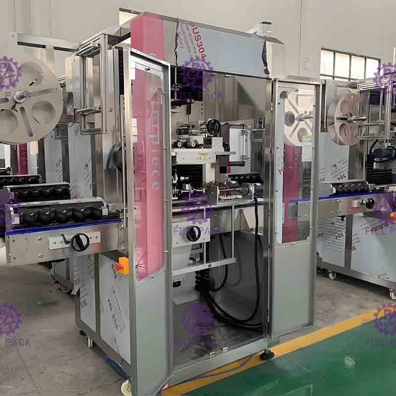 машина для прикрепления этикеток бутылки сока 100-200БПМ с регулируемым экраном касания