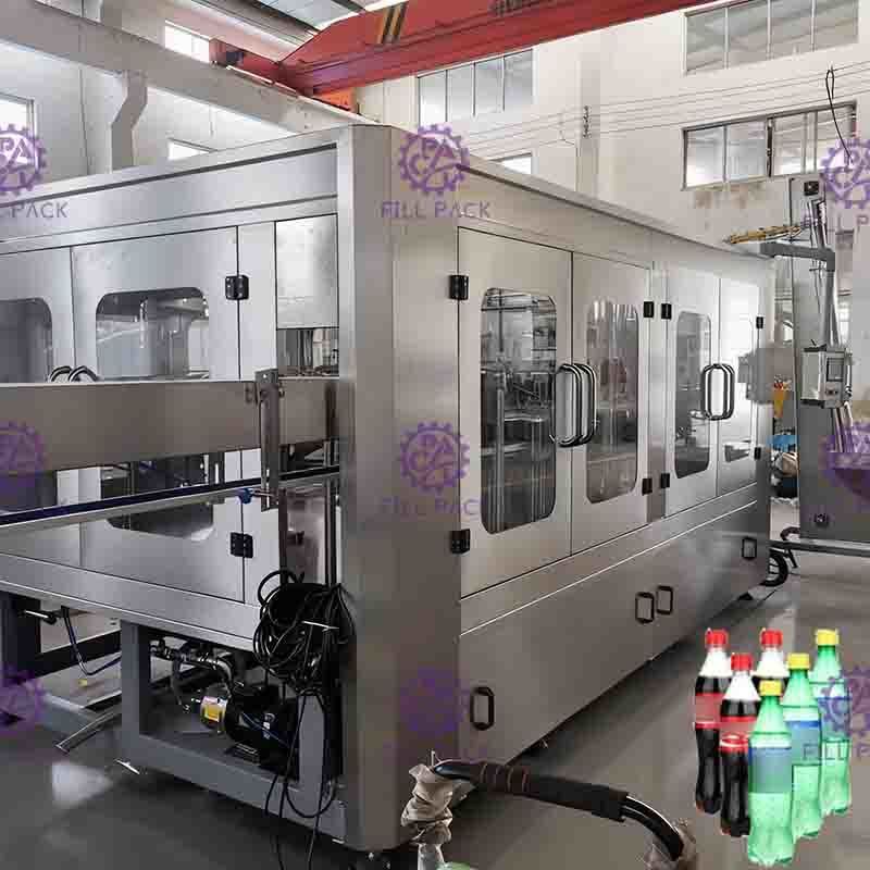 Управление 3 PLC в 1 Carbonated машине завалки питья для круглой бутылки ЛЮБИМЧИКА 0.3L-2L