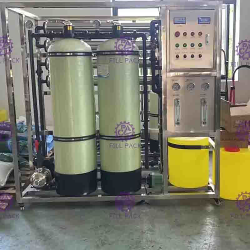 Машина фильтра питьевой воды RO обратного осмоза 500LPH