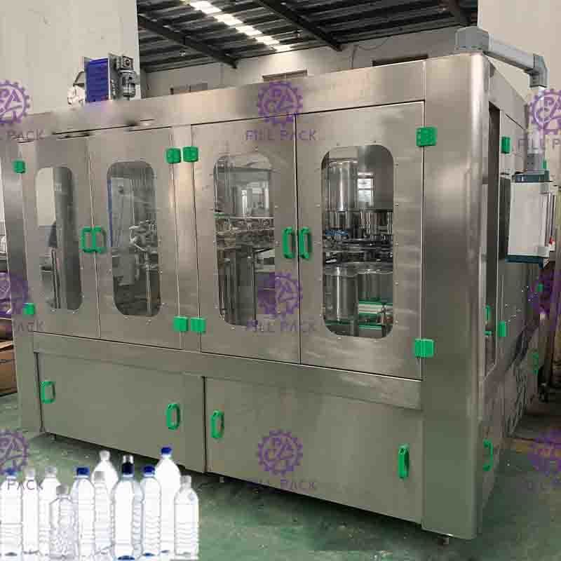 Высокоскоростная машина завалки минеральной воды, автоматическая машина Моноблок 18 голов