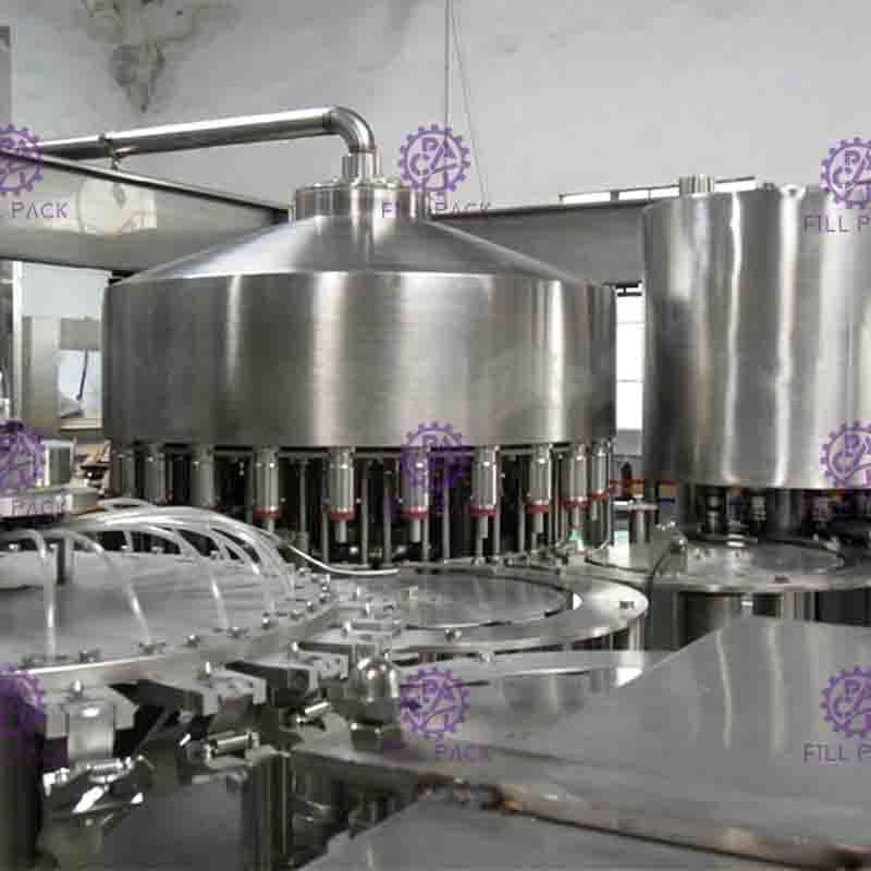 Автоматический заполнитель сока пульпы Monoblock, 3 в одной машине завалки