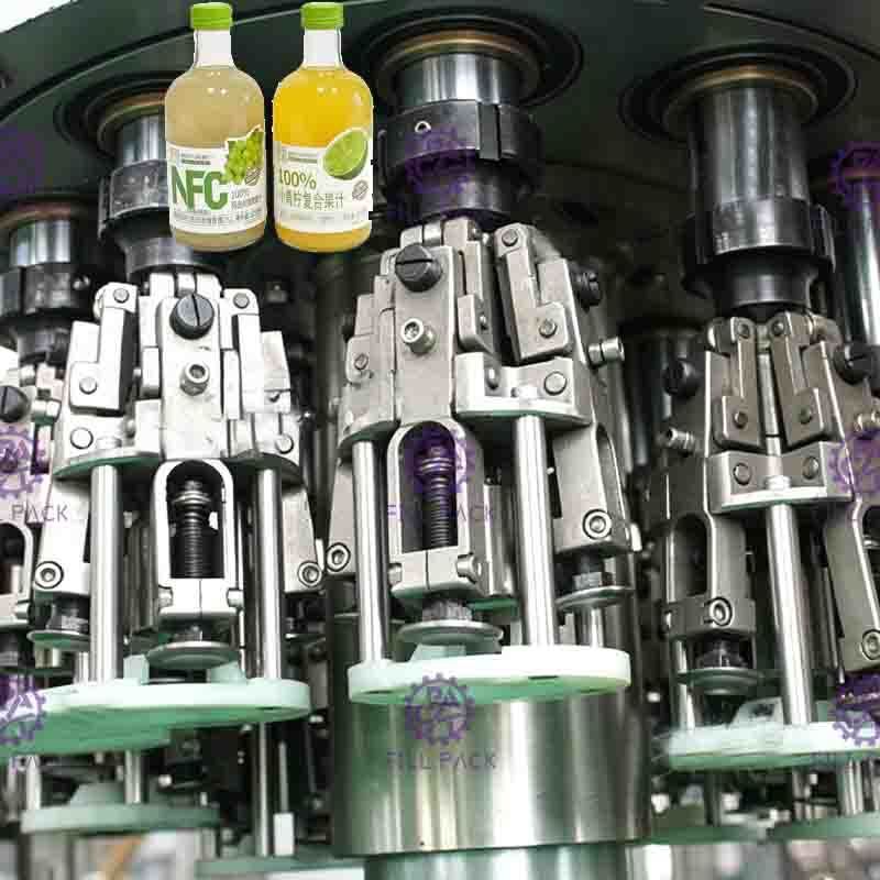 Полностью автоматическая машина стеклянной бутылки жидкостная заполняя, заполнитель 8000BPH фруктового сока